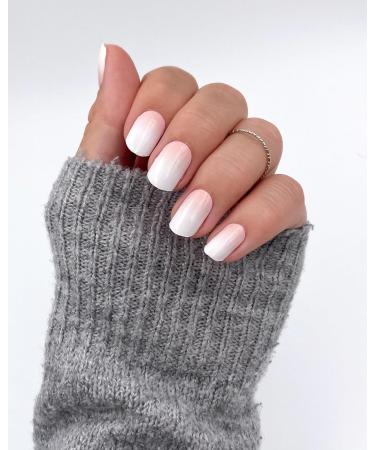 Fairy Nail UV Foils - Baby Boomer Self-Adhesive Gel Nail Wraps - 20 Piece Set | Easy Stick Nail Polish Strips - Buy Online on GoSupps.com