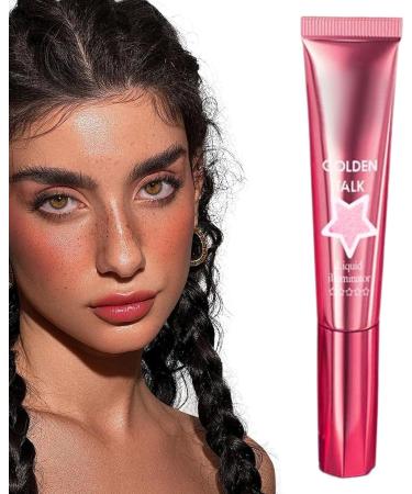 Sparkling Face Highlighter Lightweight smudgeresistant highlighter for the face and body Liquid Highlighter Long Lasting Shimmering Radiant Makeup Cream 18 ml liquid - Buy Online on GoSupps.com