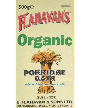Flahavans Organic Oats 500g Pack of 12