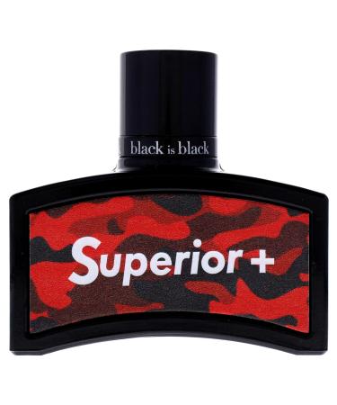 NU Parfums Black Is Black Superior Plus for Men Eau de Toilette Spray 3.4 Ounce 3.4 Ounce (Pack of 1) - Buy Online on GoSupps.com