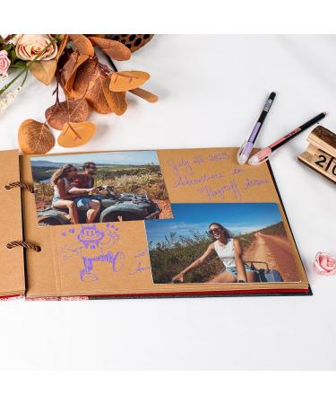 Vienrose Our Adventure Book Scrapbook Album - Up Movie Inspired - 80 Pages - DIY Kit for Couples - Luxury Gift Set - Buy Online on GoSupps.com