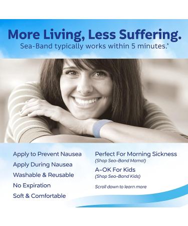 Sea-Band Anti-Nausea Acupressure Wristband - Motion & Morning Sickness Relief (Pack of 36) | International Shipping Available - Buy Online on GoSupps.com