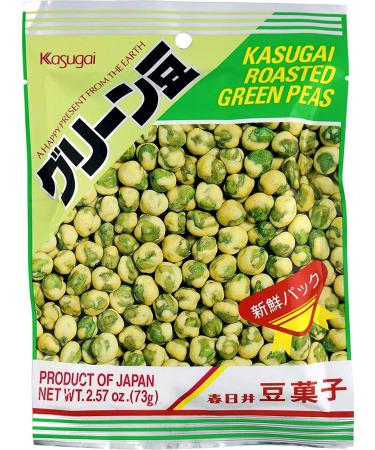 Kasugai Green Peas 2.57oz (4 Pack) - Premium Japanese Snack - Buy Online on GoSupps.com