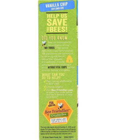 Cascadian Farm Organic Vanilla Chip Bar Granola - 1.2 oz, 6 Pack | Healthy Snack - Buy Online on GoSupps.com