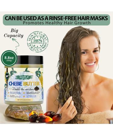 Chebe Butter for Hair Growth & Moisturization - Deep Conditioning Hair Butter for Men & Women | 8.8oz - Buy Online on GoSupps.com