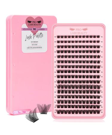 Lash Clusters 192 Pcs Individual Cluster Lashes DIY Lash Extension 8-16mm Eyelash Clusters Volume Wispy Lashes Super Thin Band Reusable Soft & Comfortable(Volume C-Mix) 8-16mix(192PCS)C Curl Volume - Buy Online on GoSupps.com