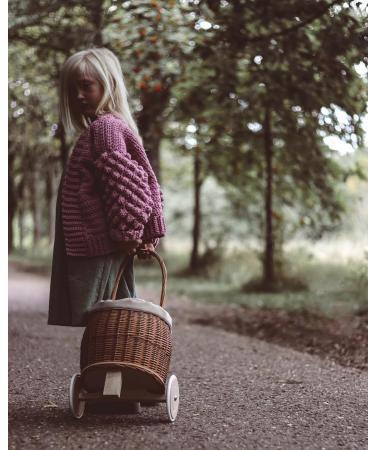 Buy e-Wicker 24 Willow Cart | Pink Basket Trailer for International Shipping - Buy Online on GoSupps.com