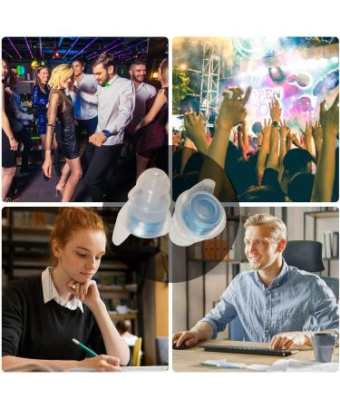 1/2 Concert Ear Plugs - Foam & Moldable Ear Plugs | 23dB Noise Reduction for Musicians DJs & Festivals - Disposable Motorcycle Ear Plugs - 2pcs Blue - Buy Online on GoSupps.com