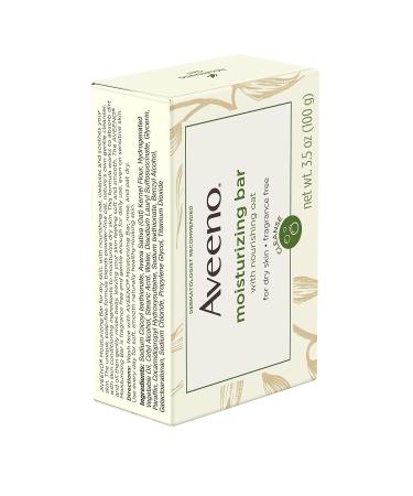 AVEENO Naturals Moisturizing Bar for Dry Skin 3.5 oz - Hydrating Skincare Bar for Dry Skin - Pack of 1 - Buy Online on GoSupps.com