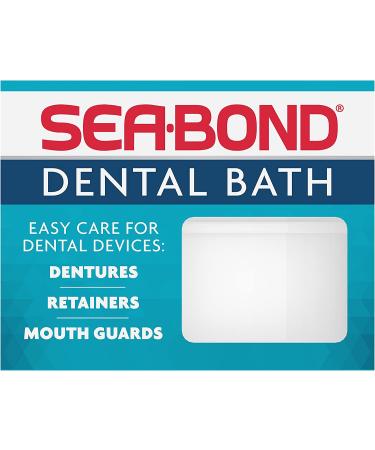 Sea Bond Denture Bath for Daily Cleaning - Assorted Colors - Buy Online on GoSupps.com