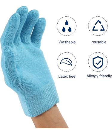 MAGICLULU Hydrating Gloves 3 Pairs Moisturizing Gel Gloves Dry Hand Gloves Dry Cracked Hands Gloves Overnight Moisturizing Gloves Night Gloves Hydrating Miss Essential Oil Hand Mask Cotton - Buy Online on GoSupps.com