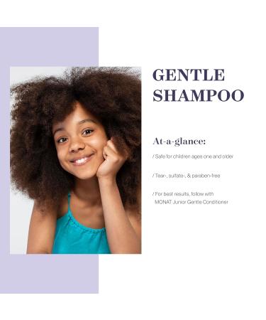 MONAT Junior Gentle Shampoo | Tear-Free Sulfate & Paraben-Free Natural Hair Care for Kids - 237 ml - Buy Online on GoSupps.com