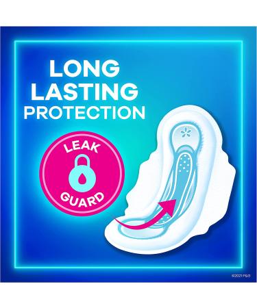 Always Maxi Size 2 Long Super Absorbency Pads Multipack, 192 Count Total - Unscented with Wings - 6 Packs of 32 - Buy Online on GoSupps.com