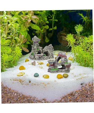 PIQIUQIU Aquarium Decoration Caves - 2 Piece Set | Ideal Accessories for Stunning Aquariums - Buy Online on GoSupps.com
