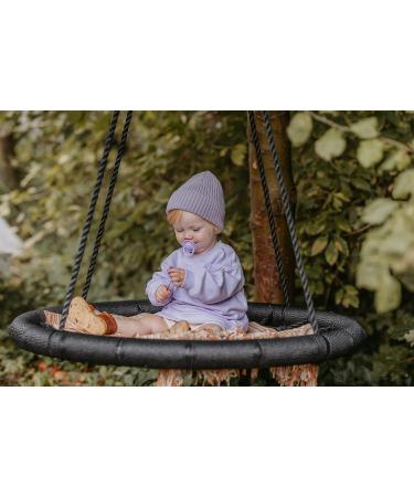BIBSE de Lux Schnuller 2-Pack - BPA-Free Cherry Shape Nipple Natural Rubber Made in Denmark | Fossil Gray / Mauve (6-18 Months) - Buy Online on GoSupps.com