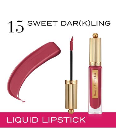 Buy Bourjois Velvet Ink Lip Tono 15 Sweet Dar(k)ling - Long-Lasting Color 1 Pack - Fast International Shipping - Buy Online on GoSupps.com