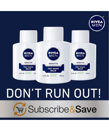 NIVEA Men Sensitive Post Shave Balm - Soothing & Moisturizing - 3.3 fl. oz - International Shipping Available - Buy Online on GoSupps.com