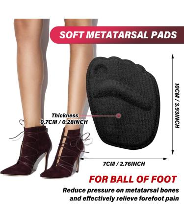 Wllhyf Metatarsal Pads - 3 Pairs Anti-Slip High Heel Inserts for Men & Women | Reusable Gel Cushions for Foot Pain Relief - Buy Online on GoSupps.com