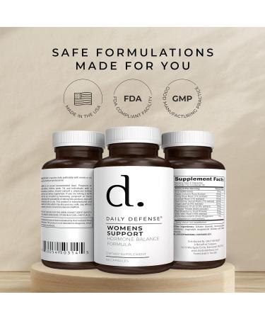 Menopause Supplements for Women - Natural Hot Flash Relief with Dong Quai Black Cohosh Red Clover & More - 60 Caps Made in the USA - Buy Online on GoSupps.com
