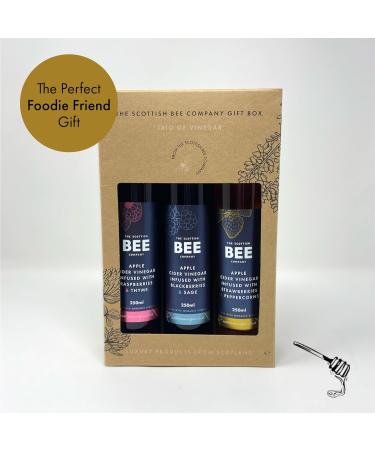 Apple Cider Vinegar from The Scottish Bee Company 250ml Made using Apple Cider Vinegar and Infused with fresh Blackberries and Sage for Salads Marinading or Cooking Blackberry & Sage - Buy Online on GoSupps.com