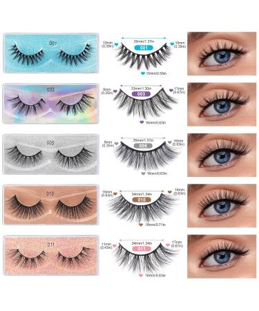 30 Pairs Mixed Styles Reusable Faux Mink 3D False Eyelashes Set with Portable Boxes - Buy Online on GoSupps.com