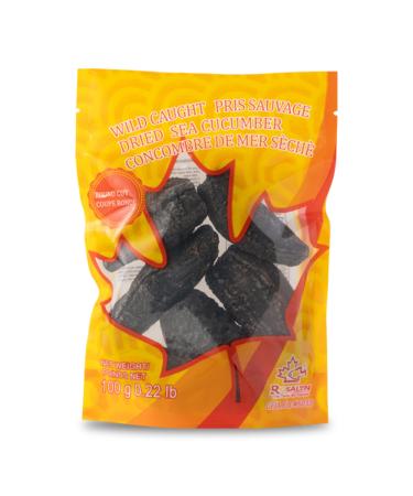 Rosalyn Premium Deep Sea Atlantic Canada Wild Caught Sea Cucumber 8 Years Dried Sea Cucumber Canada(Yellow) 100 g (Pack of 1)