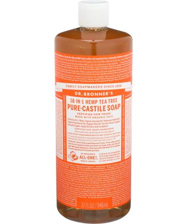 Dr.Bronner's Magic Soaps Pure Castile Soap - Tea Tree - 32 oz