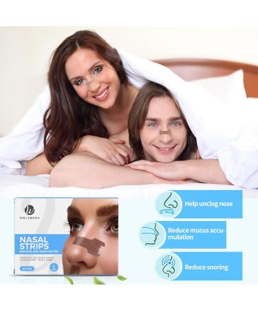 90x Snore Stopper Nasal Strips - Anti-Snoring Solution for Men & Women | Better Sleep Size L - Buy Online on GoSupps.com