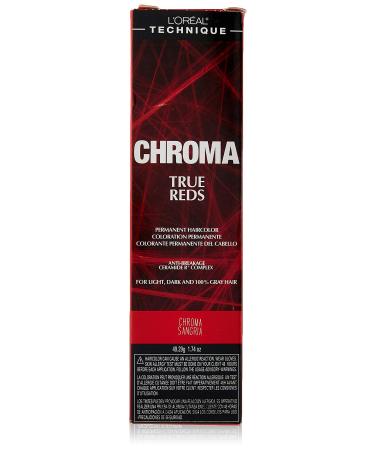 L'oreal Paris Chroma True Reds Permanent Hair Color  Chroma Sangria - Buy Online on GoSupps.com