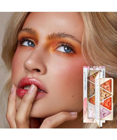 Makeup Highlighter Powder 4 Colors Waterproof - Natural Glow Face Highlighters Powder Blushers for Cheek Makeup and Eyeshadow - Buy Online on GoSupps.com