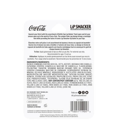 Lip Smacker Coca Cola Bottle Cap Trio Pack - 3 Flavored Lip Balms - Buy Online on GoSupps.com
