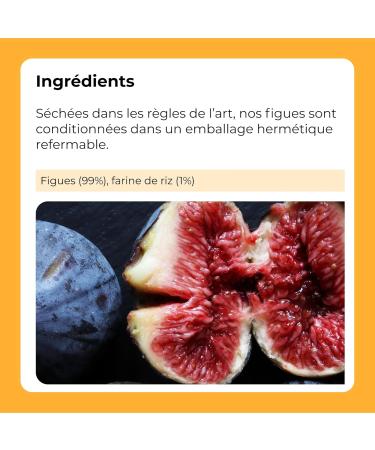 Spanish dried figs | 1 kg dried figs dehydrated | no added sugar | large raw and whole | rich in fibers and minerals | ideal as a snack | vegan | resealable bag | Dorimed - Buy Online on GoSupps.com