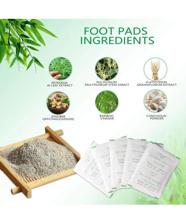 20pcs Natural Organic Foot Patches Relieve Stress, Improve Sleep Quality, Enhance Circulation, Remove Toxins - Buy Online on GoSupps.com