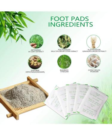 Detox Foot Pads - 20 STK Detoxification Plaster for Pain Relief & Stress Relief | Health Care Foot Care Solution - Buy Online on GoSupps.com