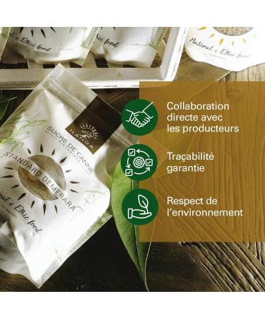 Sucre de Canne Standard Demerara 500g - Buy Online on GoSupps.com