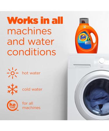 Tide Plus Febreze Sport Odor Defense Liquid Laundry Detergent - HE Compatible 132 fl oz 94 Loads - Freshen Your Laundry with Powerful Odor Control - Buy Online on GoSupps.com