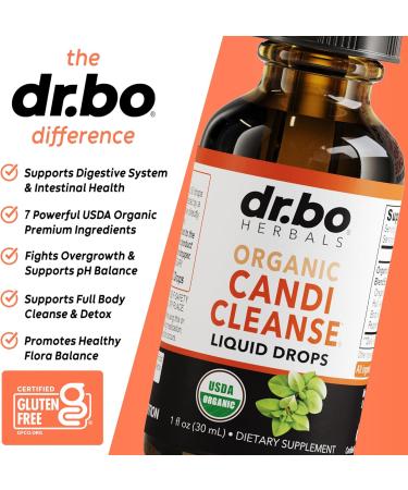 Candi Cleanse Support Supplement Drops - Organic Oregano Oil Drops Liquid & Black Walnut Wormwood - Extra Strength Overgrowth Balance Complex Natural Oral Gut Cleanser Detox Health Supplements 1 oz - Buy Online on GoSupps.com