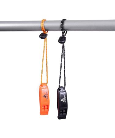 2 Pack Safety Survival Whistle with Lanyard - Extra Loud Emergency Running Whistles for Hiking, Boating, Camping - U.S. Veteran Owned Company - Buy Online on GoSupps.com