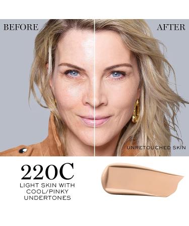 Lanc me Teint Idole Ultra Wear Foundation 220C - Longwear, Waterproof, Natural Matte Finish - Cool Pink Undertones - Buy Online on GoSupps.com