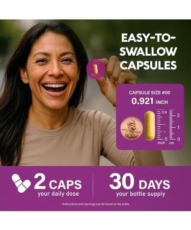 Menopause Supplements for Women - Dong Quai Black Cohosh Pre & Probiotics - Sweats & Hot Flashes Relief - Digestion Sleep & Mood Support - 25-in-1 Perimenopause Complex - Made in USA - 60 Capsules 60 Count (Pack of 1) - Buy Online on GoSupps.com