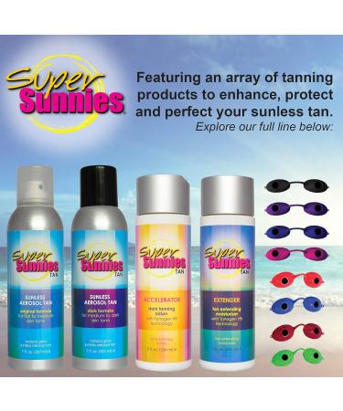 Super Sunnies Tan Extender Moisturizer Lotion - Indoor & Sunless Tanning | Aloe Hawaiian Coconut Oil Jojoba Oil | 8 oz - Buy Online on GoSupps.com
