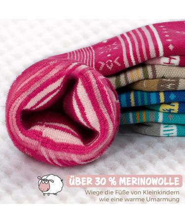 Ski Socks for Children | Merino Wool Knee High & Thick Padded | Warm Compression Outdoor Sports | Perfect Stripes Design | 1 Pair / 2 Pair Options - Buy Online on GoSupps.com