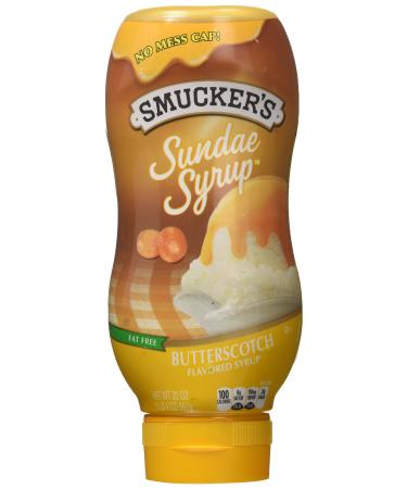 Smucker's Sundae Syrup: Butterscotch (Pack of 2) 20 oz Size