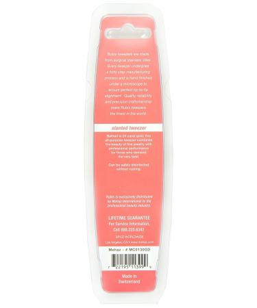 Rubis Switzerland Slanted Tip Tweezer - Gold | High Quality Precision Beauty Tool - Buy Online on GoSupps.com