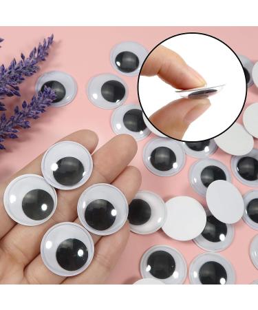 TOAOB 150pcs 1 Inch Self-Adhesive Black Wiggle Googly Eyes - DIY Arts & Crafts Accessories - Buy Online on GoSupps.com