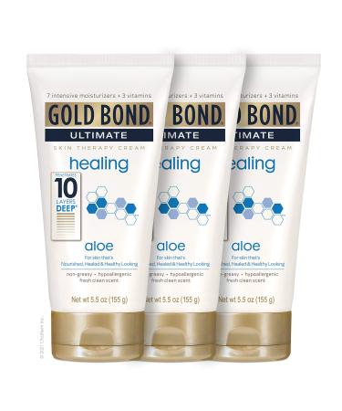 Gold Bond Ultimate Healing Skin Cream with Aloe 155.9 G 51.97 g (Pack of 3)