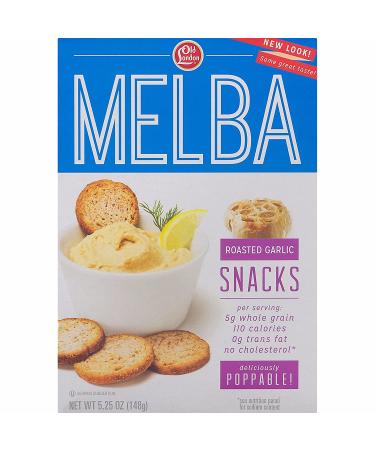 Old London Melba Snacks Roasted Garlic 5.25oz - Delicious Crunchy Snack (1 Count) - Buy Online on GoSupps.com