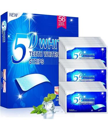 Whitening strips 56 tooth whitening strips-28 whitening sessions professional teeth whitening stripes white stripes teeth with non-sensitive formula bleaching teeth at home - Buy Online on GoSupps.com