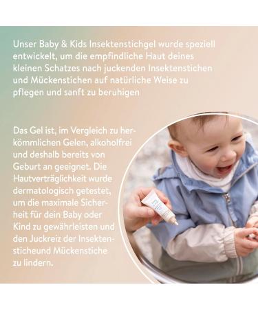Mabyen Baby & Kids Insect Stitch Gel Set (2x10ml) | Natural Vegan Relief for Stings | Calms & Cools | Alcohol-Free & Safe from Birth - Buy Online on GoSupps.com