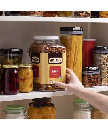 Snyder's of Hanover Mini Pretzels 40 Oz Canister - 2.5 Pound Pack of 1 | Crunchy Snack Pretzels - Buy Online on GoSupps.com